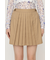 FRONT PLEATS ショートスカート