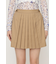FRONT PLEATS ショートスカート