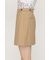 FRONT PLEATS ショートスカート