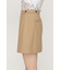 FRONT PLEATS ショートスカート
