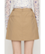 FRONT PLEATS ショートスカート