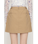 FRONT PLEATS ショートスカート