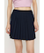 FRONT PLEATS ショートスカート