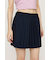 FRONT PLEATS ショートスカート