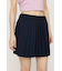 FRONT PLEATS ショートスカート