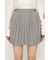 FRONT PLEATS ショートスカート