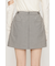 FRONT PLEATS ショートスカート