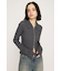 FRONT ZIP JQ トップス