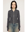 FRONT ZIP JQ トップス