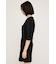 BICOLOR STITCH ショートワンピース