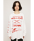 CREW NECK PRINT トップス