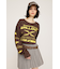 CREW NECK PRINT トップス