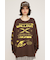 CREW NECK PRINT トップス