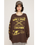 CREW NECK PRINT トップス
