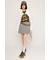 CREW NECK PRINT トップス