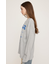 CREW NECK PRINT トップス