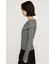 OFFSHOULDER FRONT ZIP トップス