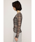 BLUSH MULTI CHECK トップス