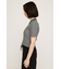 FRONT ZIP CUT RIB トップス