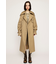 HOODED OVER TRENCH コート