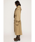 HOODED OVER TRENCH コート