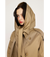 HOODED OVER TRENCH コート