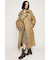 HOODED OVER TRENCH コート