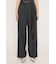 CENTER TAPE TUCKED TROUSERS