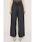 CENTER TAPE TUCKED TROUSERS