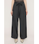 CENTER TAPE TUCKED TROUSERS