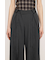 CENTER TAPE TUCKED TROUSERS