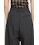 CENTER TAPE TUCKED TROUSERS