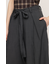CENTER TAPE TUCKED TROUSERS