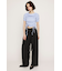 CENTER TAPE TUCKED TROUSERS