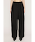 CENTER TAPE TUCKED TROUSERS