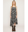 ASYMMETRY HEM CHECK ワンピース