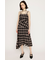 ASYMMETRY HEM CHECK ワンピース