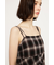 ASYMMETRY HEM CHECK ワンピース