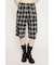 DAMAGE LACE CHECK MIDDLE パンツ