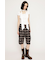 DAMAGE LACE CHECK MIDDLE パンツ