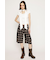 DAMAGE LACE CHECK MIDDLE パンツ