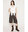 DAMAGE LACE CHECK MIDDLE パンツ