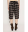 DAMAGE LACE CHECK MIDDLE パンツ