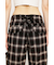 DAMAGE LACE CHECK MIDDLE パンツ