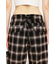 DAMAGE LACE CHECK MIDDLE パンツ