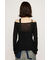 ASYMMETRY DESIGN MESH トップス