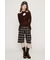 ASYMMETRY DESIGN MESH トップス