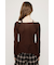 ASYMMETRY DESIGN MESH トップス