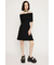 OFF SHOULDER RIB KNIT ショートワンピース