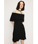 OFF SHOULDER RIB KNIT ショートワンピース